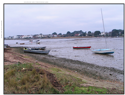 Christchurch Harbour Just down the road from Ringwood is the area called Mudiford. I think you'll understand the name!